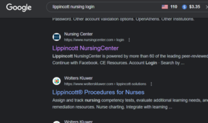 First of all you have to go to your browser and search Lippincott Nursing Login. (Note: You can also join directly on this website https://www.nursingcenter.com/login.